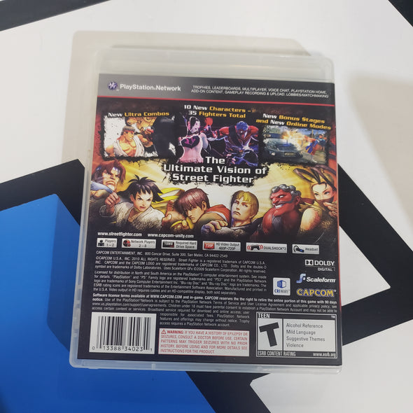 PlayStation PS3 Super Street Fighter 4 IV Console Game R19041