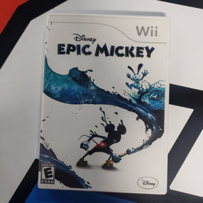Nintendo Wii Disney Epic Mickey Video Game Console Game Disc R19054