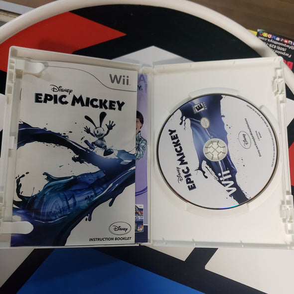 Nintendo Wii Disney Epic Mickey Video Game Console Game Disc R19054
