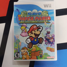 Nintendo Wii Super Paper Mario Video Game Console Game Disc R19056