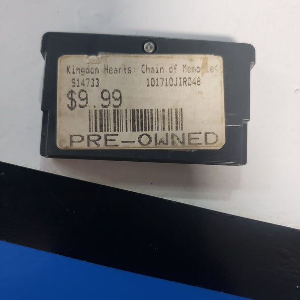 Nintendo Gameboy Advanced Kingdom Hearts Chain Of Memories Handheld Video Game Cartridge R19061