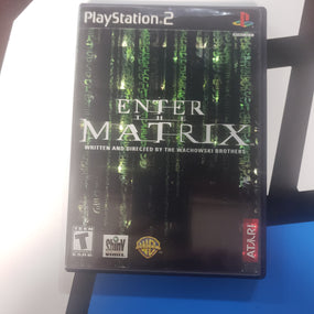 PlayStation PS2 Enter The Matrix Black Label Console Game R19064