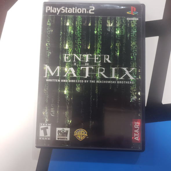 PlayStation PS2 Enter The Matrix Black Label Console Game R19064