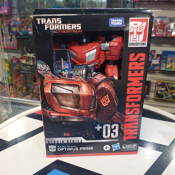 Hasbro Transformers Studio Series GE-03 Gamer Edition Optimus Prime Voyager Class Transforming Action Figure Transformers War For Cybertron Video Game R19085