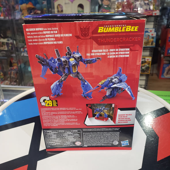 Hasbro Transformers Studio Series 89 Thundercracker Voyager Class Transforming Action Figure Transformers Bumblebee Movie R19086