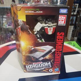 Hasbro Transformers Kingdom WFC Trilogy Wheeljack Deluxe Class Transforming Action Figure War For Cybertron R19601