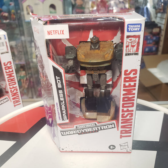 Hasbro Transformers WFC Trilogy Sparkless Bot Deluxe Class Decepticon Transforming Action Figure War For Cybertron R19164
