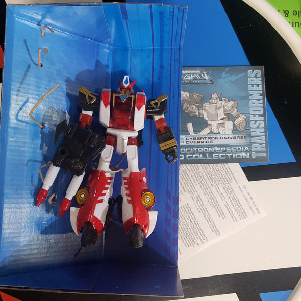 Transformers Legacy Cybertron Universe Override Voyager Class Autobot Transforming Robot Action Figure Velocitron Speedia 500 Collection R19212