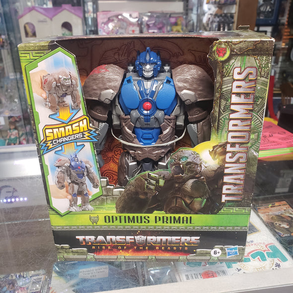 Hasbro Transformers ROTB Optimus Primal Smash Changers Transforming Action Figure Transformers Rise Of The Beasts Movie R19400