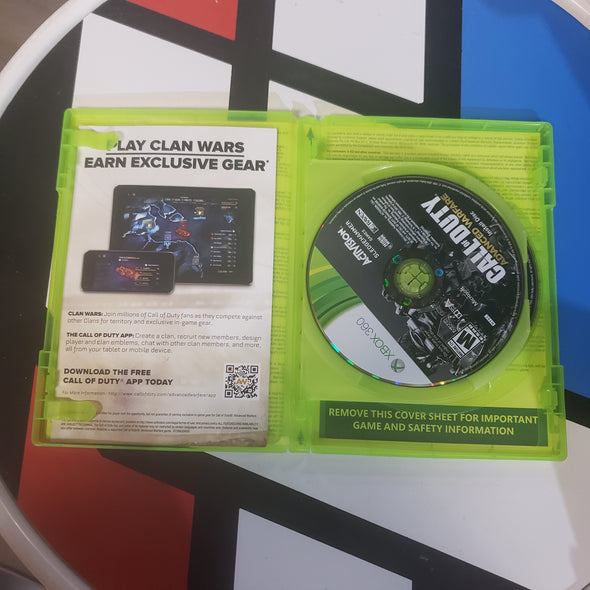 Microsoft Xbox 360 COD Advanced Warfare Day Zero Edition Console Game Call of Duty R19557