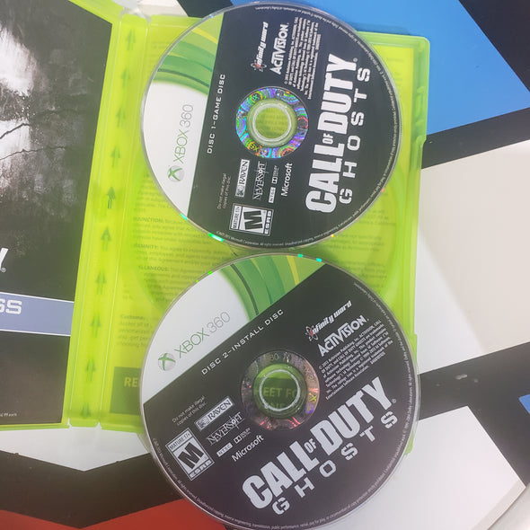 Microsoft Xbox 360 COD Ghosts Console Game Call of Duty R19556