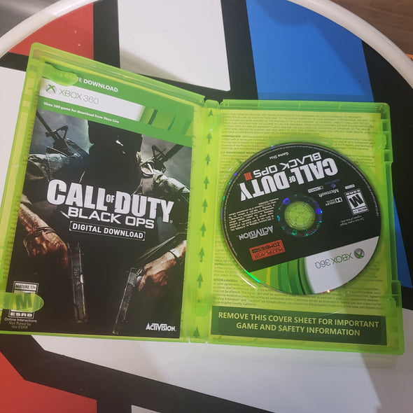 Microsoft Xbox 360 COD Black Opps 3 Console Game Call of Duty R19555