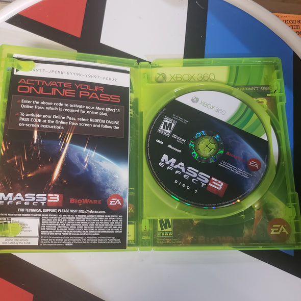 Microsoft Xbox 360 Mass Effect 3 Console Game R19543