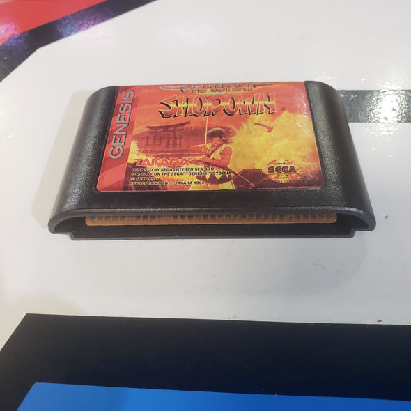 Sega Genesis Samurai Showdown Console Game Cartridge R19560