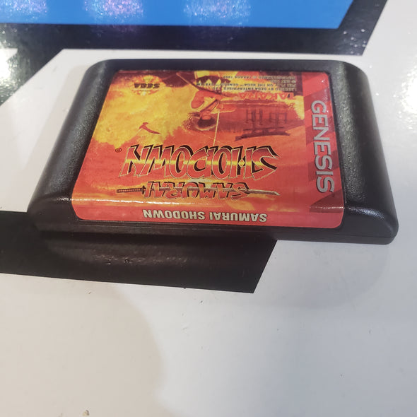 Sega Genesis Samurai Showdown Console Game Cartridge R19560