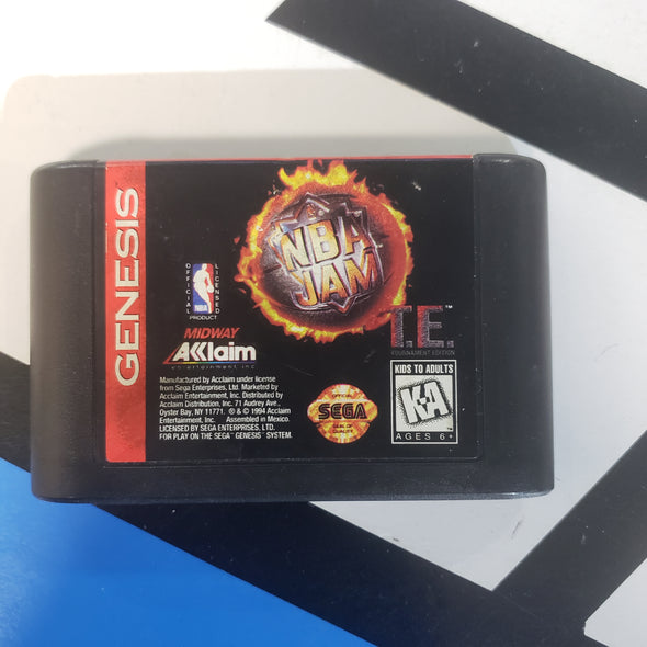 Sega Genesis NBA Jam T.E. Tournament Edition Game Cartridge Basketball R19562