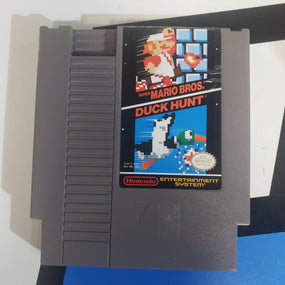 Nintendo NES Super Mario Bros. / Duck Hunt Nintendo Entertainment System Console Game Cartridge Zapper R3057