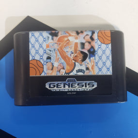 Sega Genesis David Robinson's Supreme Court Game Cartridge NBA Basketball R13875