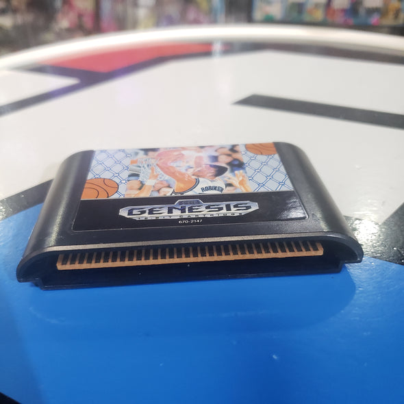 Sega Genesis David Robinson's Supreme Court Game Cartridge NBA Basketball R13875