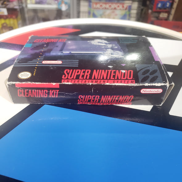 Nintendo SNES Accessories CIB Cleaning Kit Super Nintendo Entertainment System Complete In Box Console Accessory R11655