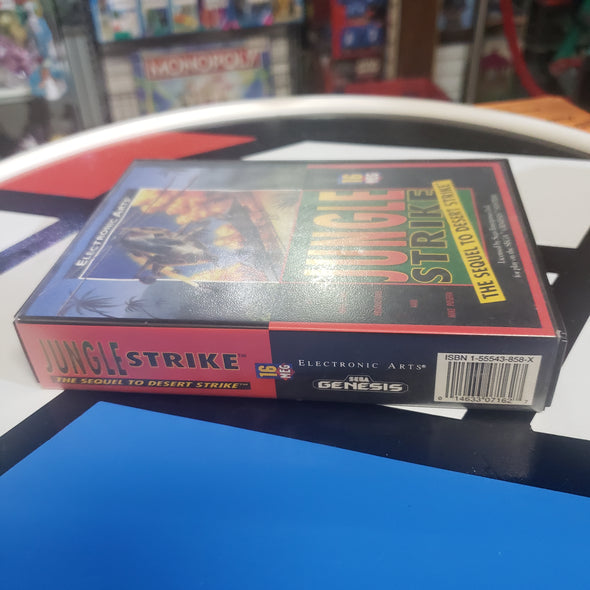 Sega Genesis Jungle Strike The Sequel To Desert Strike Console Game Cartridge R11672