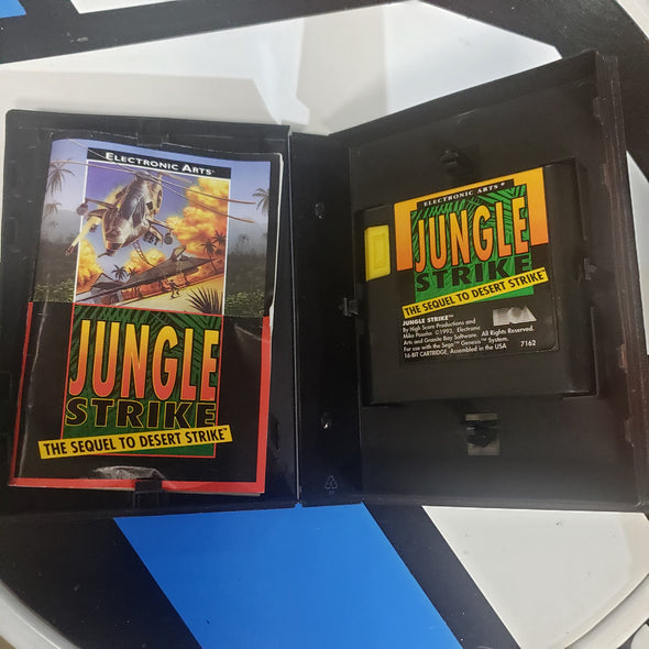 Sega Genesis Jungle Strike The Sequel To Desert Strike Console Game Cartridge R11672