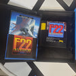 Sega Genesis F-22 Interceptor Console Game Cartridge R4585