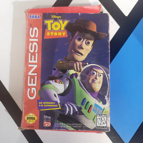 Sega Genesis Toy Story Console Game Cartridge Cardboard Retail Box R19377