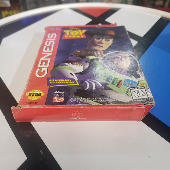 Sega Genesis Toy Story Console Game Cartridge Cardboard Retail Box R19377