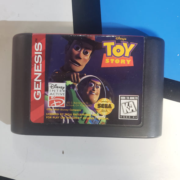 Sega Genesis Toy Story Console Game Cartridge Cardboard Retail Box R19377