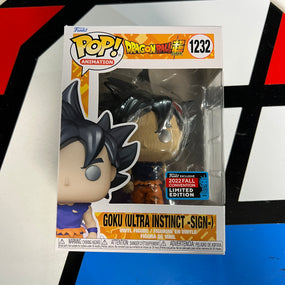 Funko Pop 1323 Dragonball Super Goku Ultra Instinct 2022 Fall Convention Exclusive Vinyl Figure R16160