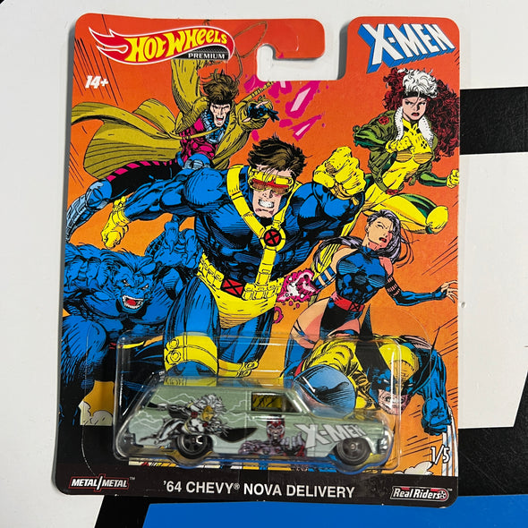 Hot Wheels 2018 Marvel X-Men '64 Chevy Nova Delivery R 16194