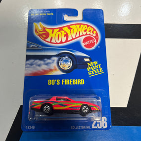 Hot Wheels 1991 80's Firebird #256 R 16237