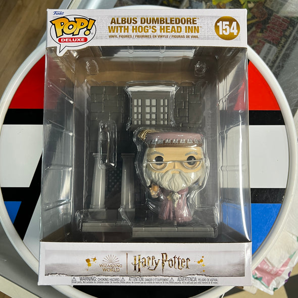 Funko Pop Deluxe 154 Harry Potter Albus Dumbledore With Hog's Head Inn R16288