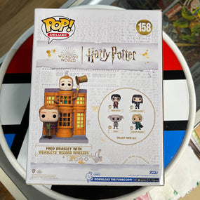 Funko Pop Deluxe 158 Harry Potter Fred Weasley With Weasley's Wizard Wheezes Funko Taget Con 2023 Limited Edition R16308