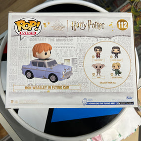 Funko Pop Rides 112 Harry Potter  Ron Weasley In Flying Car R16310