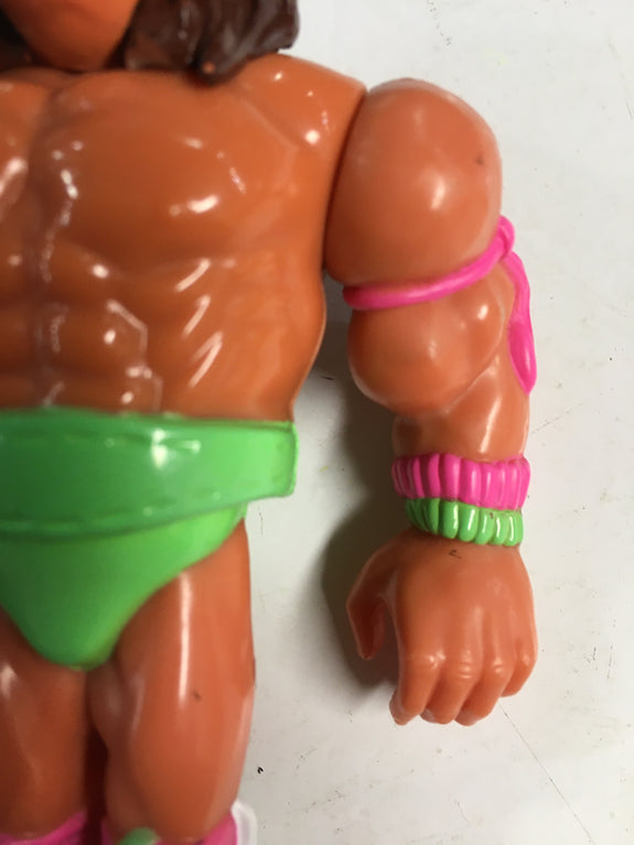 WWF Hasbro Series 1 Ultimate Warrior With Ultimate Smash! 1990 Wrestling Action Figure R13649