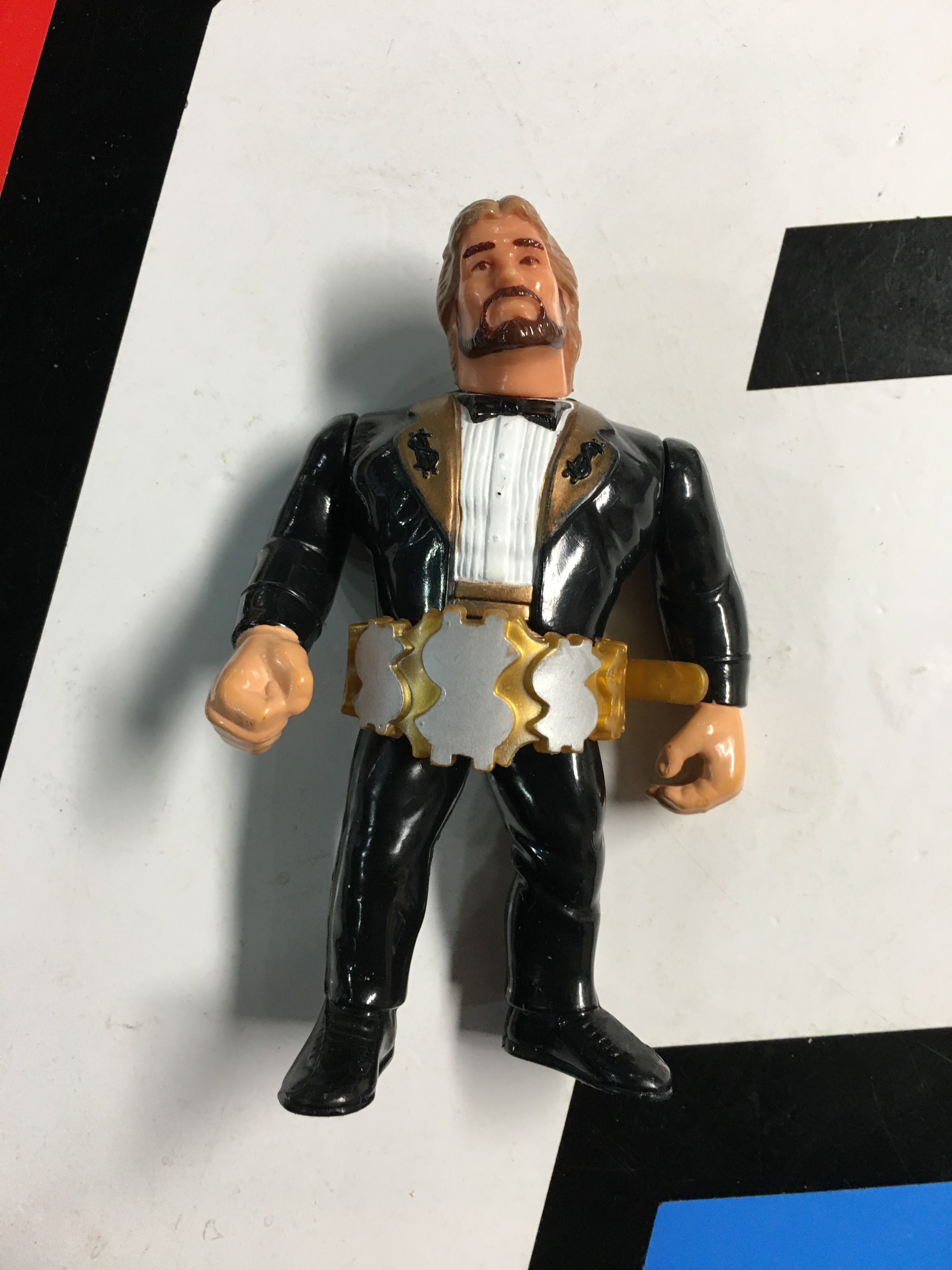 WWF Hasbro Series Million Dollar Man With Million Dollar Punch