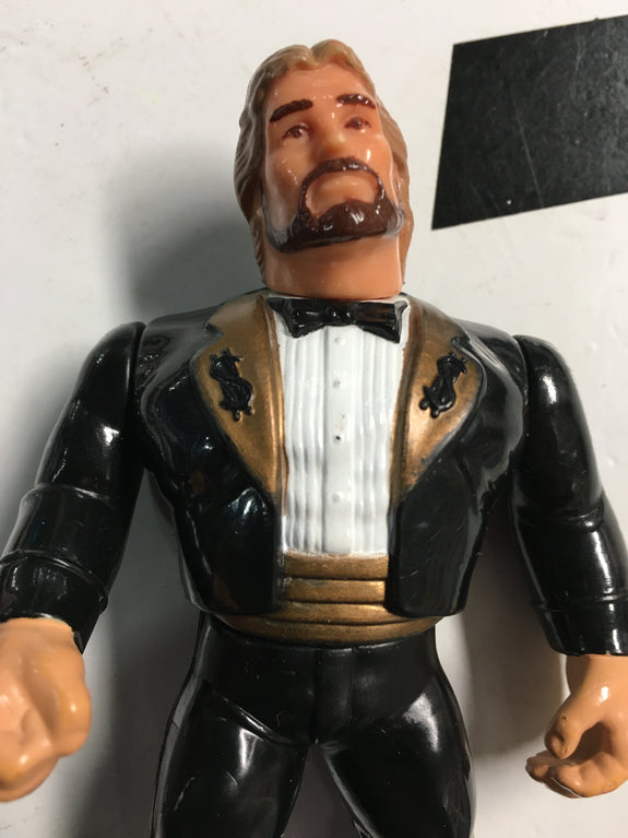 WWF Hasbro Series 1 Million Dollar Man With Million Dollar Punch! 1990 Wrestling Action Figure R16409