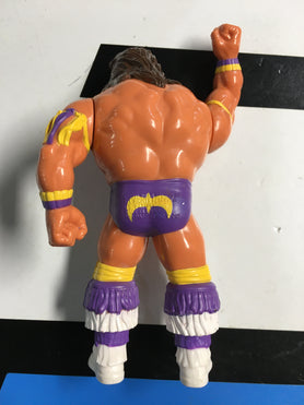 WWF Hasbro Series 3 Ultimate Warrior (Purple Trunks) With Warrior Wham! 1992 Wrestling Action Figure R16407