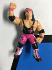 WWF Hasbro Series 4 Bret Hart (Black Shirt Pink Heart) With Hart Attack! 1992 Wrestling Action Figure R7089