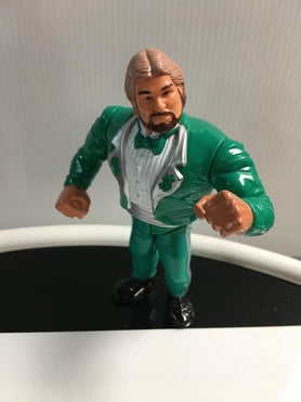 WWF Hasbro Series 2 Million Dollar Man (Green Tux) With Million Dollar Stomp! 1991 Wrestling Action Figure R16403