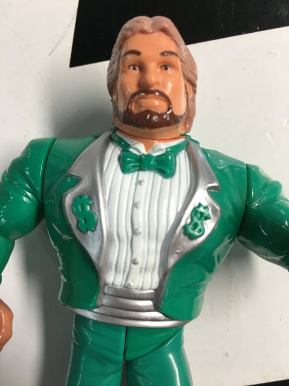 WWF Hasbro Series 2 Million Dollar Man (Green Tux) With Million Dollar Stomp! 1991 Wrestling Action Figure R16403