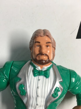 WWF Hasbro Series 2 Million Dollar Man (Green Tux) With Million Dollar Stomp! 1991 Wrestling Action Figure R16403