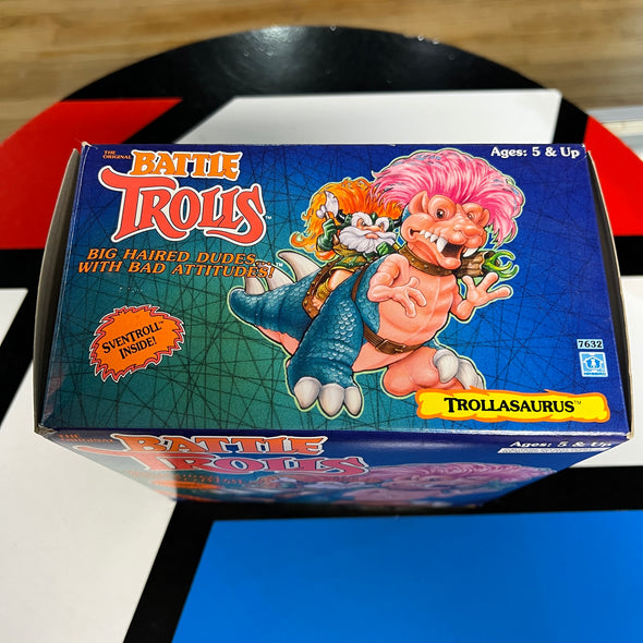 1992 Hasbro Battle Trolls Trollasaurus w/ Sventroll R 15392