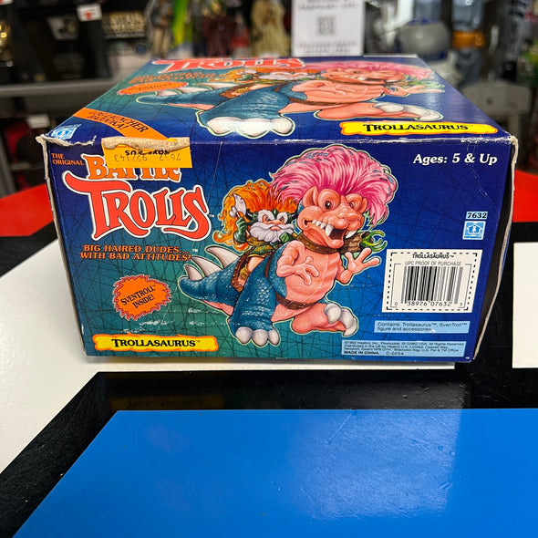 1992 Hasbro Battle Trolls Trollasaurus w/ Sventroll R 15392