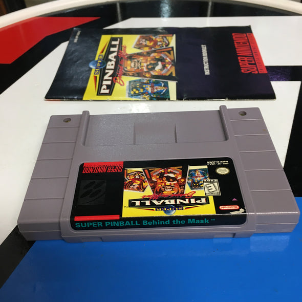 Nintendo SNES Super Pinball Behind The Mask Super Nintendo Entertainment System R18333