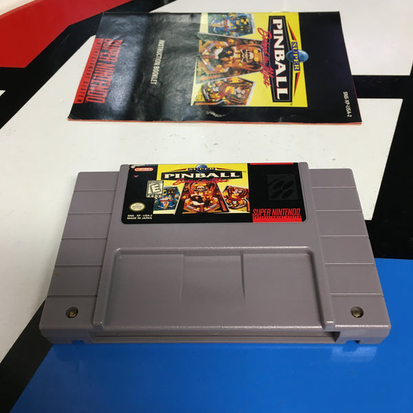 Nintendo SNES Super Pinball Behind The Mask Super Nintendo Entertainme ...