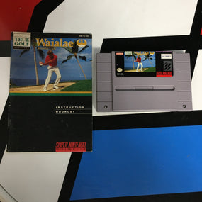 Nintendo SNES True Golf Classics: Waialae Country Club Golf Super Nintendo Entertainment System R18324