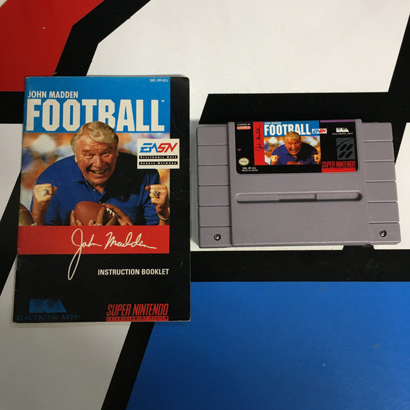 Nintendo SNES John Madden Football Super Nintendo Entertainment System R18323